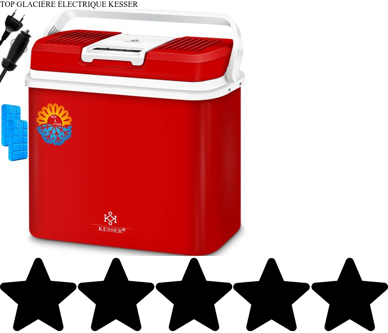 Glacière électrique KESSER 40L - Double Zone, -20°C, écran Tactile